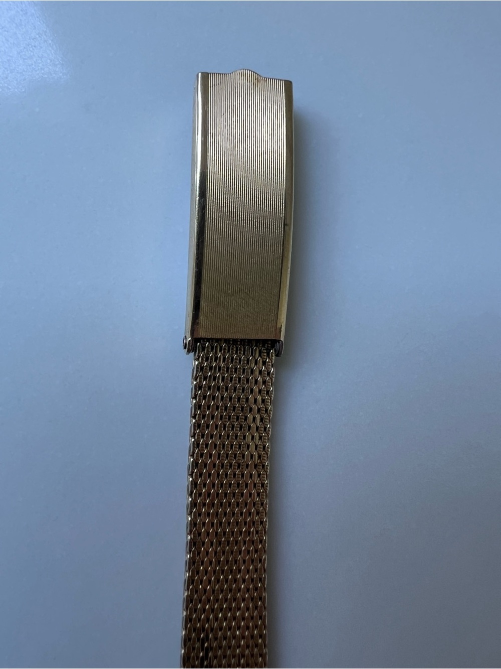 Gruen Precision Women's Gold-Tone Mesh Bracelet Watch 17 Jewel 14k - Picture 5 of 12